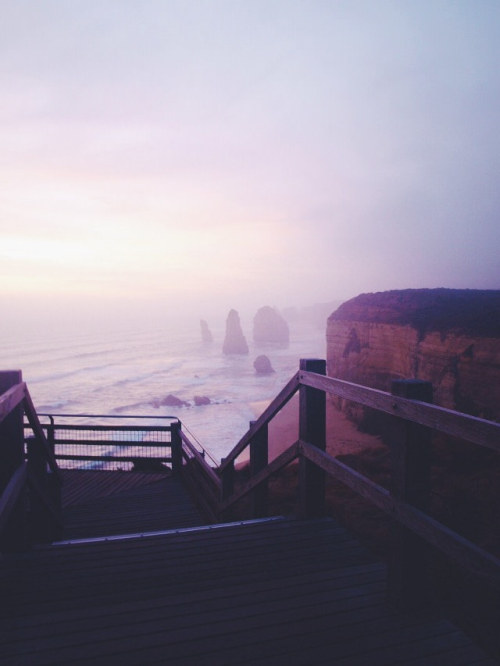 Porn wolverxne:  { 12 Apostles + Sea fog + sunset photos
