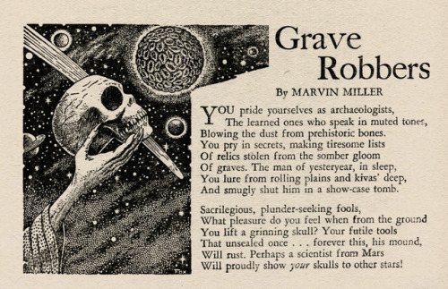 Matthew “Matt” Fox (1906-1988), ‘Grave Robbers’, “Weird Tales”, 