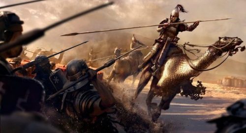 ahencyclopedia:BATTLE OF CARRHAE, 53 BCE:THE Battle of Carrhae in 53 BCE was one of the greates