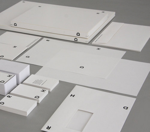 John Morgan StudioBeautiful minimalist stationery design for DRDH Architects, from UK.