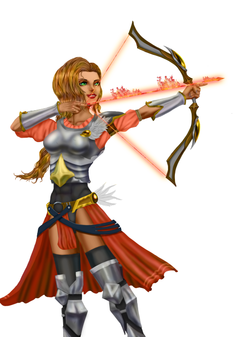 First picture of the new 2017Fire Archer I did for my mom. Hope she likes it.