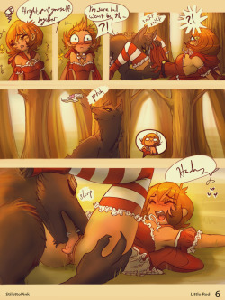nkdshrks:  Little Red (Comic) - by StilettoPink 