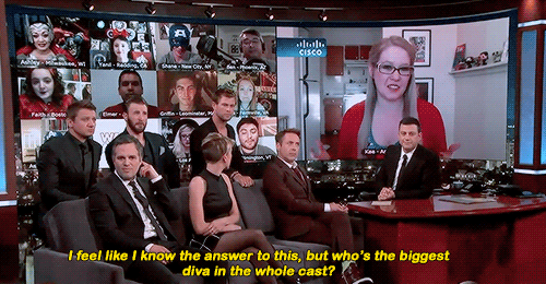 tastefullyoffensive:  Video: The Cast of Marvel’s ‘Avengers’ Answer Fan Questions
