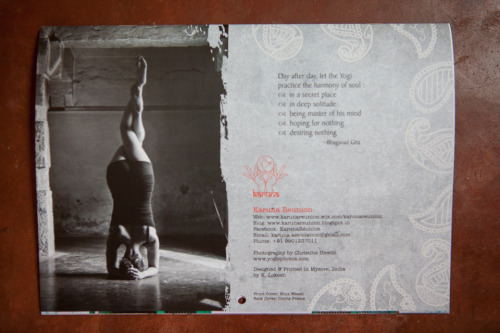 Get copies of the 2015 Yogic Photos Calendar shipped internationally.   All proceeds from the calend