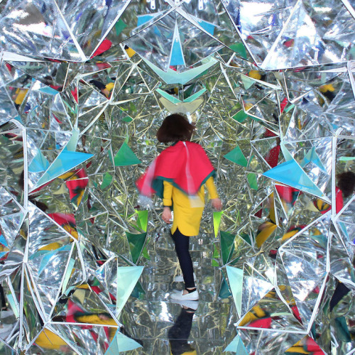 ART: The Human-Sized Kaleidoscope Japanese artists and designers Masakazu Shirane and Saya Miyazaki 