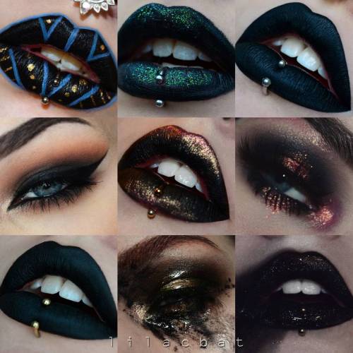 socialpsychopathblr:  Makeup artist: Sandra (Lilac Bat) 