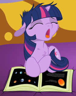 Twily studying Astronomy by Mamandil  HNNNNG