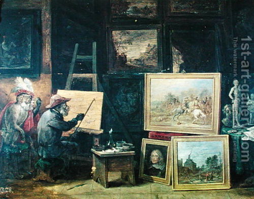 The-Monkey-Painter,-1805