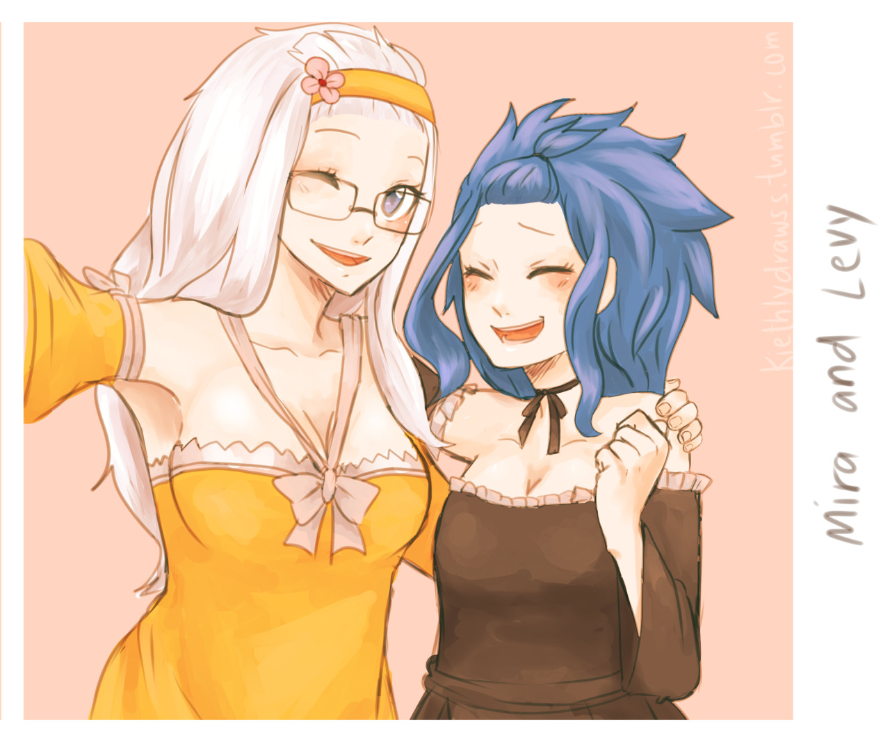 kiethlydrawss:  Fairy Tail picturesI also ended up changing their clothes hahaGruvia