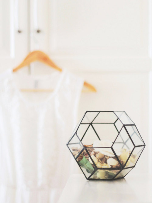 lesstalkmoreillustration:Handcrafted Glass Geometric Terrariums By Waen On Etsy*More Things & St