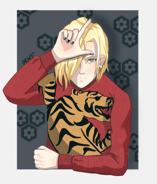 jnlostt:Forgot to post this here from my twitter… Happy belated birthday Yuri Plisetsky I imagine everyone at the rink probably pitched in to get him this expensive af KENZO sweater (and he loves it dearly).