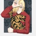 jnlostt:Forgot to post this here from my twitter… Happy belated birthday Yuri Plisetsky I imagine everyone at the rink probably pitched in to get him this expensive af KENZO sweater (and he loves it dearly).