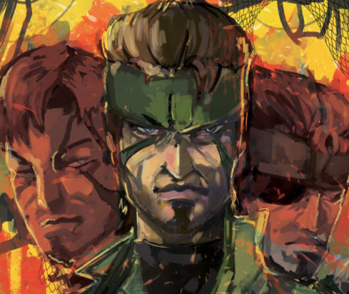 games-frontier: Source my Metal Gear Solid 3 artwork I did a little while back - feels weird reblogg