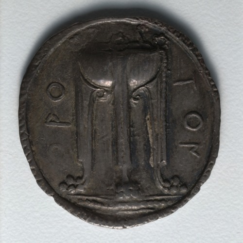 cma-greek-roman-art: Stater: Tripod (obverse), 550, Cleveland Museum of Art: Greek and Roman ArtSize