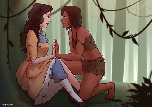 Sex sleepysenshi:  korrasami / tarzan crossover pictures