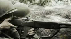 fuehrerbefehl:  More Marines firing the B.A.R. 