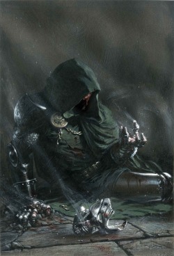 joearlikelikescomics:  Dr. Doom by Gabriele Dell'Otto