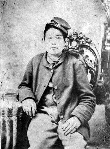Pvt. Woo Hong Neok, 50th Pennsylvania Infantry Emergency Militia, American Civil War. 