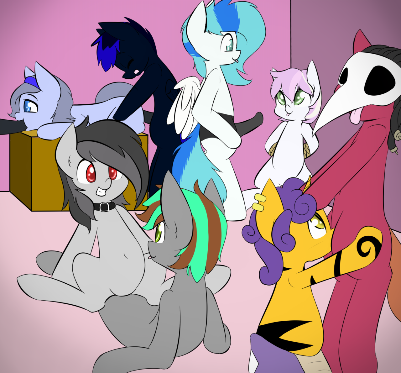 gamepony-verysecret:winner of the contest all in the pic  X: