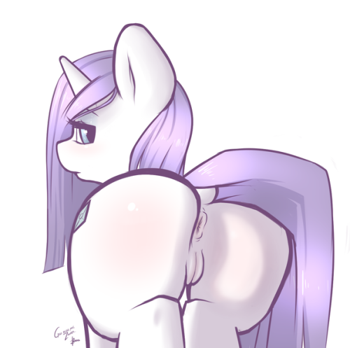 XXX fluttershy-clop-blog:  Rarity…  photo