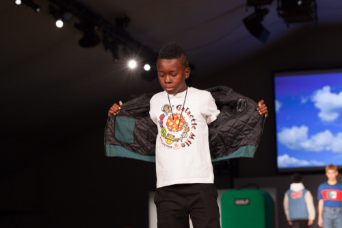 TYLER, THE CREATOR EXPLAINS HIS FIRST EVER RUNWAY SHOW. PHOTOS BY MICHAEL ANTHONY HERNANDEZ. 