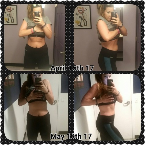 Before and after. About a month. I felt as though I wasn&rsquo;t losing fast. But I&rsquo;m actually