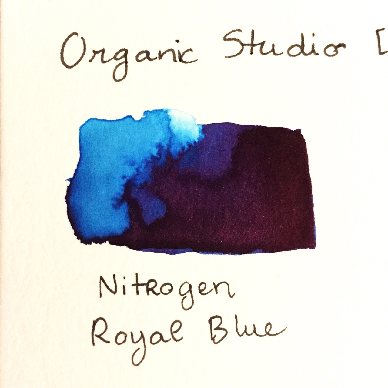 Hara's mailbox — Ink Review: Nitrogen Royal Blue by Organics Studio
