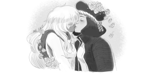 XXX zomidoodles:  kiss kiss fall in love  photo