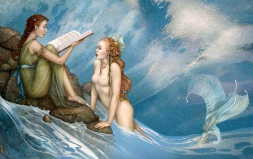everydayamermaid:  by Michael Parkes  So beautiful