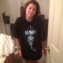 #Womancrushwednesday This Babe In My #Slayer Tee. 