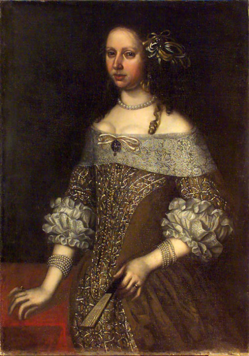 Portrait of Swedish noblewoman Brita Cruus af Gudhem, mid-late 17th century