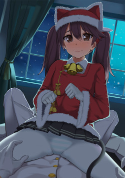 lewdkancollegirls:  メリークリスマスでした。