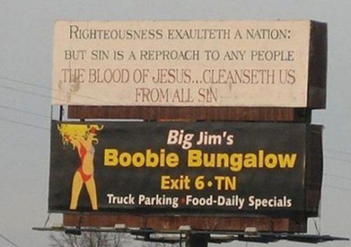 eren-jaeger-is-fucking-awesome: This billboard is what an American roadtrip looks like