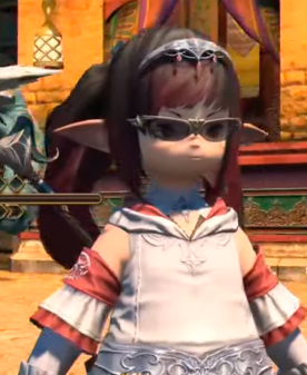 FINAL FANTASY XIV Patch 6.1 - Newfound AdventureNew idle animation parasol + new glasses + new Mogst