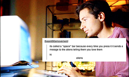 damnthesevampires:the x files + tumblr posts