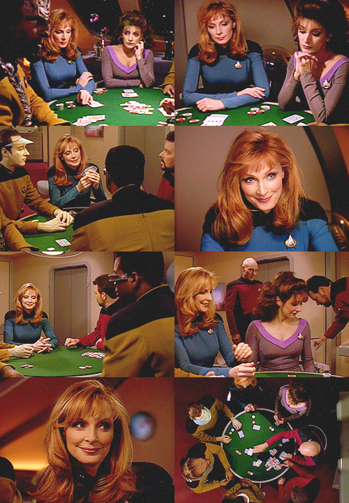 captainbeverlycrusher:Beverly + poker