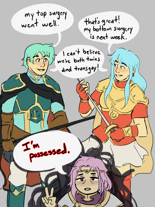 i just finished sacred stones and i think theres a lot of gender going on in magvel