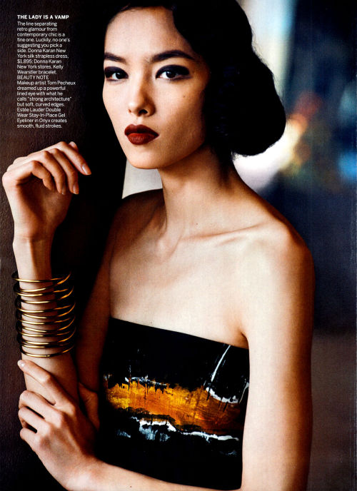 leahcultice:  Fei Fei Sun by Peter Lindbergh for Vogue US March 2014 
