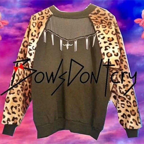 &ldquo;Wild&rdquo; black sweater from Bowsdontcry are limited edition. Go shop on our Dawanda eshop: