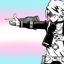 lgbt-bnha:Trans Kaminari and Aizawa icons requested by anon!