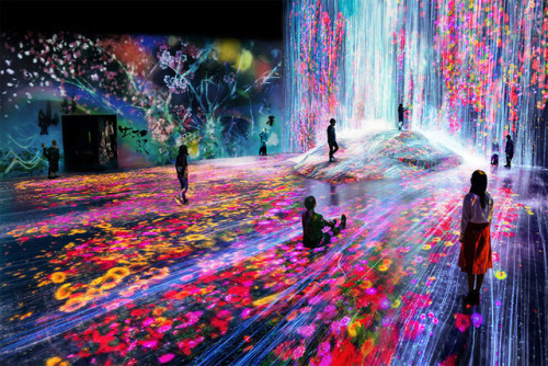 archatlas:    From The Inside Of The New Digital Art Museum In Tokyo These incredible photos show what it looks like inside a groundbreaking new digital art museum in Japan. A trip to the Mori Building Digital Art Museum: teamLab Borderless in Tokyo,