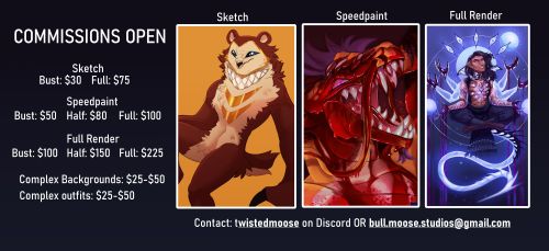 November Commissions Open!