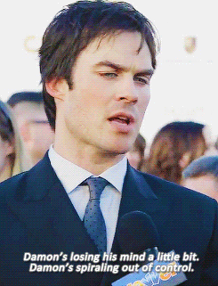 iansmolderholic:  What’s going on with Damon? 
