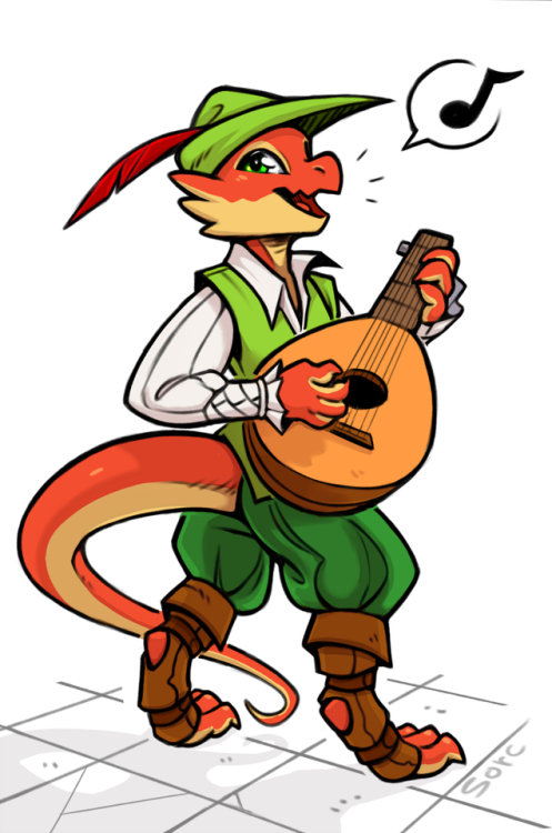 Sisu the lively bard ’bold!For @tamlin123