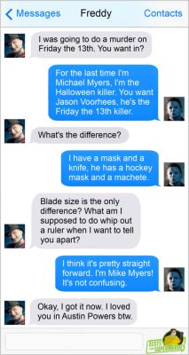 Fromsuperheroes:  Texts From Superheroes: Mistaken Identity  One Is A Zombie Animated