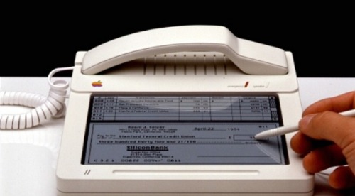 vazetti:  A prototype computerized phone that was designed by Apple in the early 1980′s 