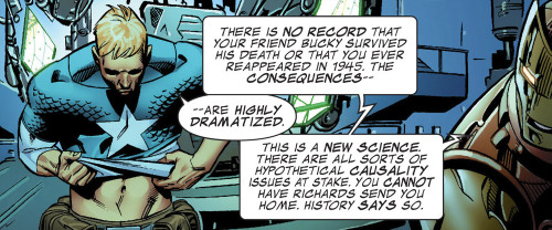 5ummit:Captain America: Man Out of Time #3Let me get this straight. Steve would rather risk everythi