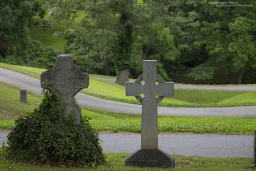 Winding cemetery roads