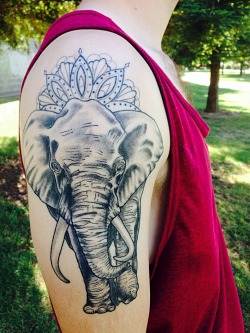 troyboy-69:  newest addition to my body 🐘 done by Courtney in San Francisco