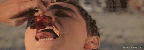 fierrrrrrce:  This is Dave Franco eating a strawberry, and its probably the most